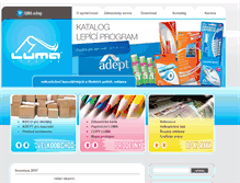 Tablet Screenshot of luma-trading.cz